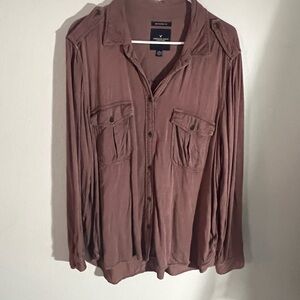 American Eagle Outfitters Boyfriend Fit Shirt